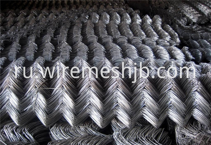 Galvanized Diamond Wire Mesh